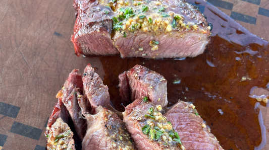 The Best Ribeye Steaks with Cowboy Butter