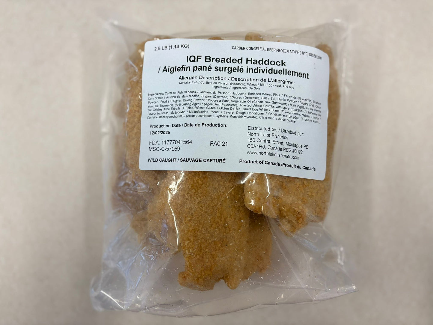 Wild Caught Breaded Haddock Filets
