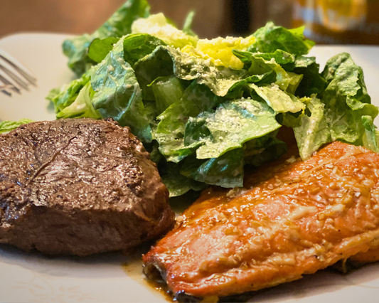 Saturday Night Dinner Ideas with Our Steak + Salmon Bundle