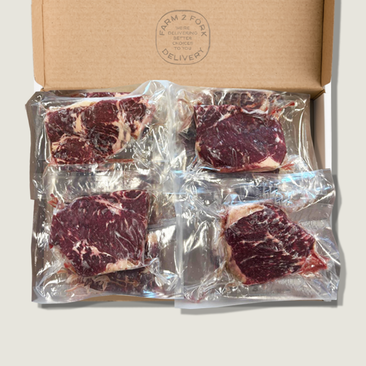 Grass Fed Striploin Special - 10 x 8 oz.