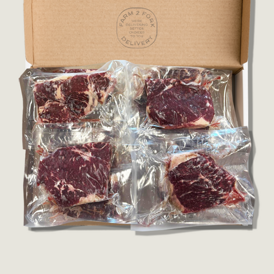 Grass Fed Striploin Special - 10 x 8 oz.