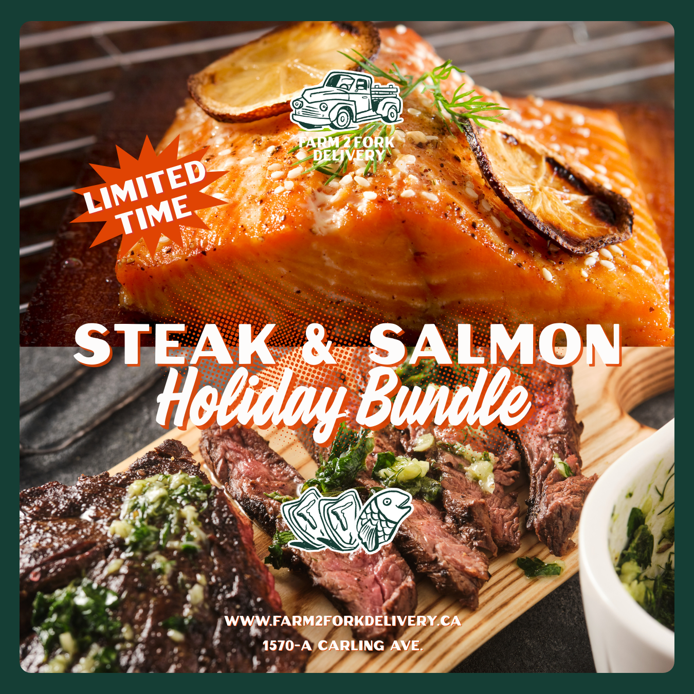 Steak + Salmon Holiday Bundle