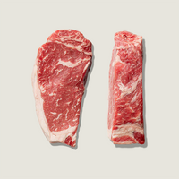 Grass Fed Ribeye & Striploin Steak Special