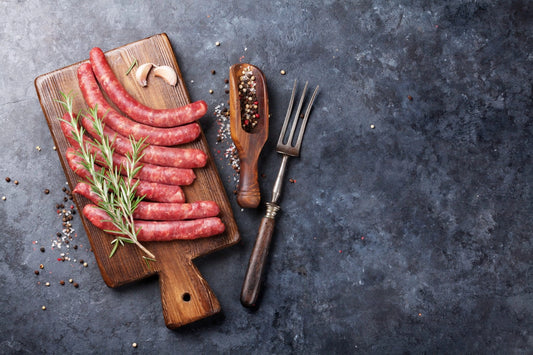Organic grassfed beef sausages nitrate free 10 packages