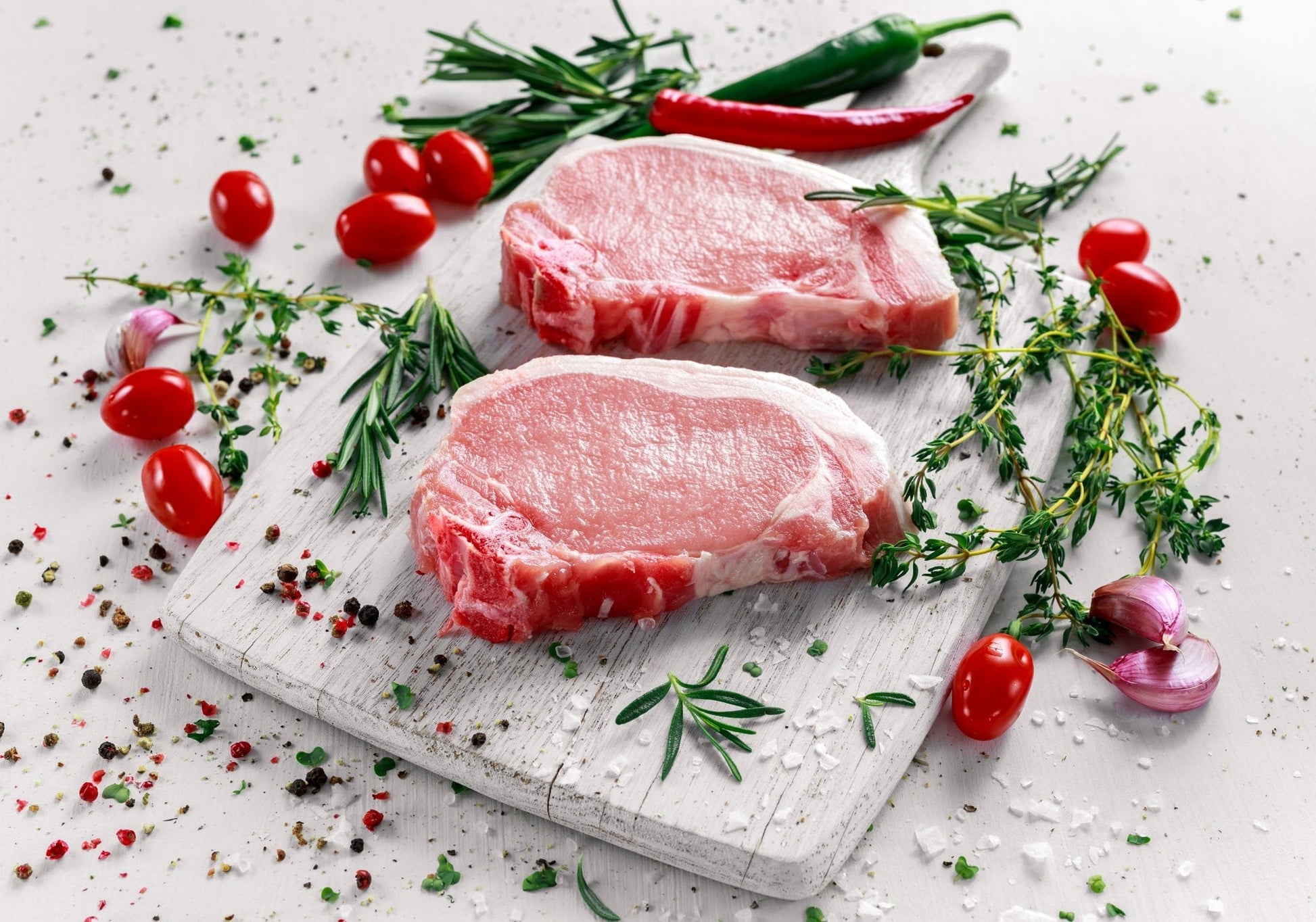 Signature pork variety pack boneless loin chop (2)