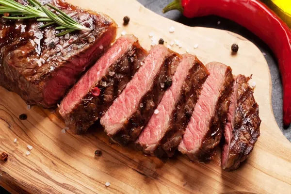 Grass Fed AAA Aged 28 Days Natural Striploin Steaks - Center Cut